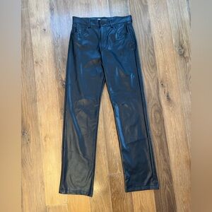 Zara Women’s Black Leather pants